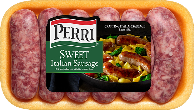 Perri Sweet Italian Sausage packaged product